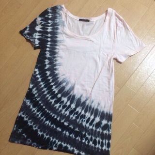 マウジー(moussy)のタイダイ柄 ロングTシャツ(カットソー(半袖/袖なし))