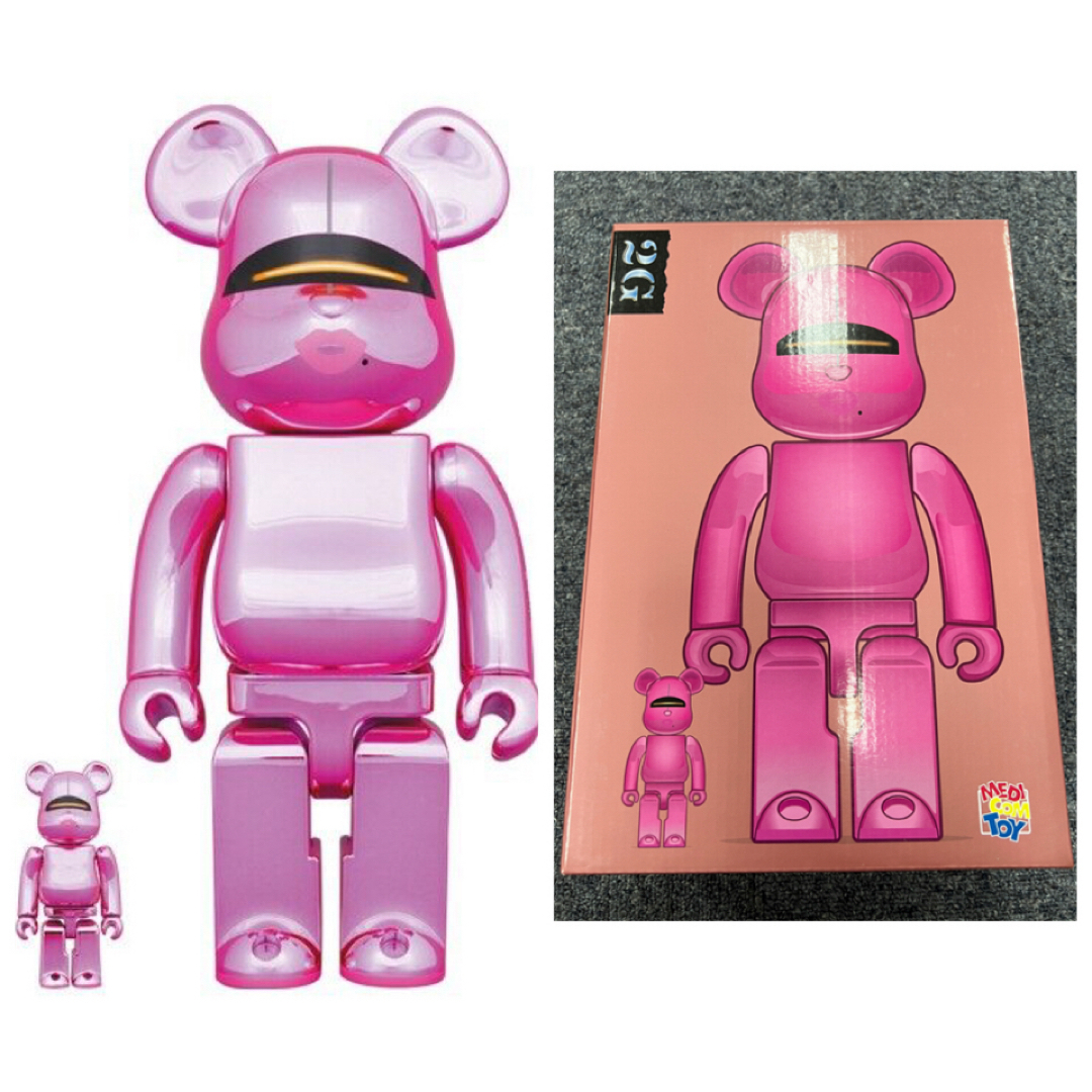 その他 BE@RBRICK - BE@RBRICK SORAYAMA PINK GOLD 100 & 400%