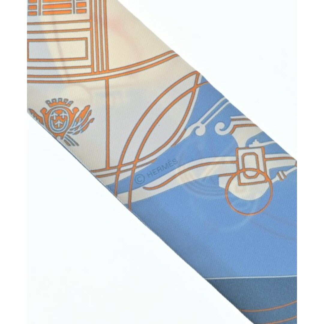 HERMES エルメス バンダナ・スカーフ 青系等 - 4500325Y0099 HERMES - HERMES エルメス バンダナ・スカーフ 青 【古着