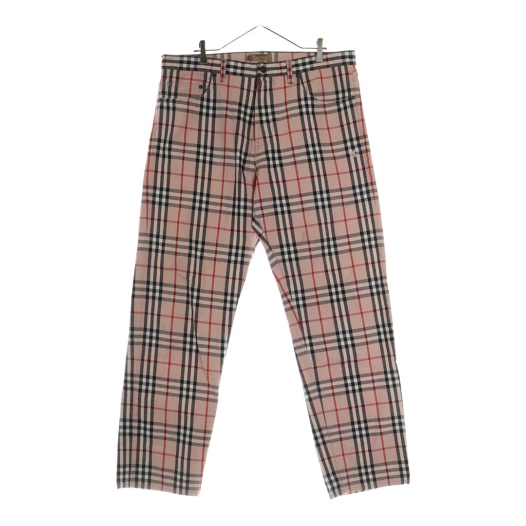 破格【BURBERRY】デニム ノバチェック Sサイズ Supreme - SUPREME シュプリーム 22SS Burberry Regular Jean