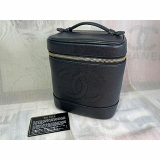 シャネル(CHANEL)のCHANEL シャネル　CC バニティ　バッグ　キャビアスキン　化粧ポーチ　89(ポーチ)