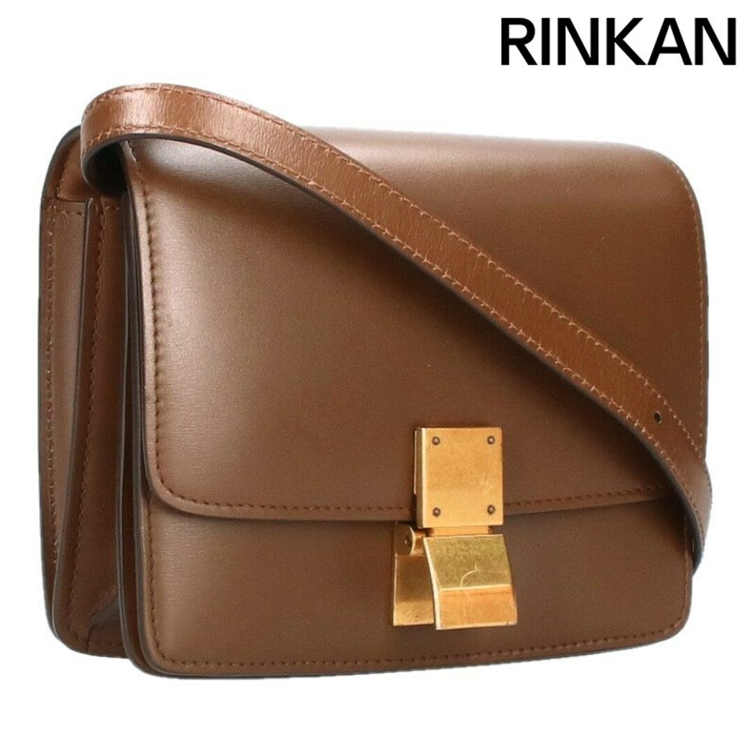 【ヴィンテージ】Rank:S☆CELINE SMALL BOX ショルダーバック CELINE - セリーヌ クラシックボックス スモール ボックスカーフ