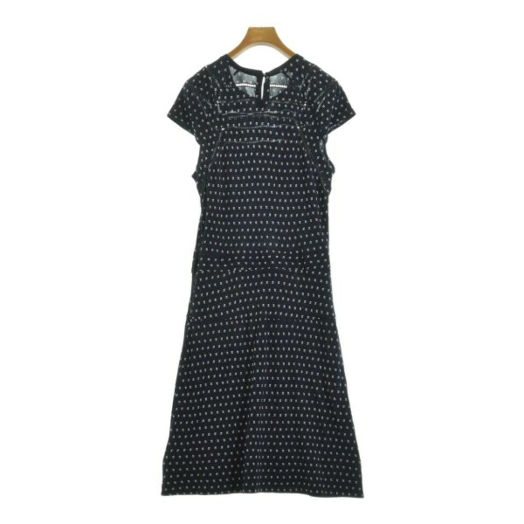 TORY BURCH トリーバーチ スワン柄シャツワンピース 関税送料込 Tory Burch - TORY BURCH トリーバーチ ワンピース S 紺 【古着