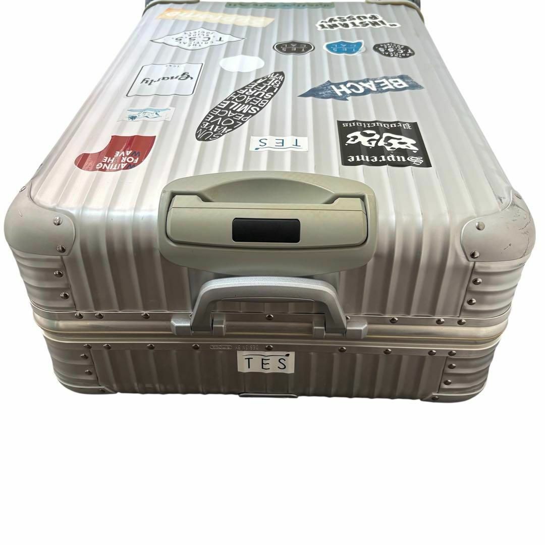 RIMOWA シルバー 中型キャリーケース RIMOWA - RIMOWA キャリーケース 4輪 トパーズ シルバー 932.73