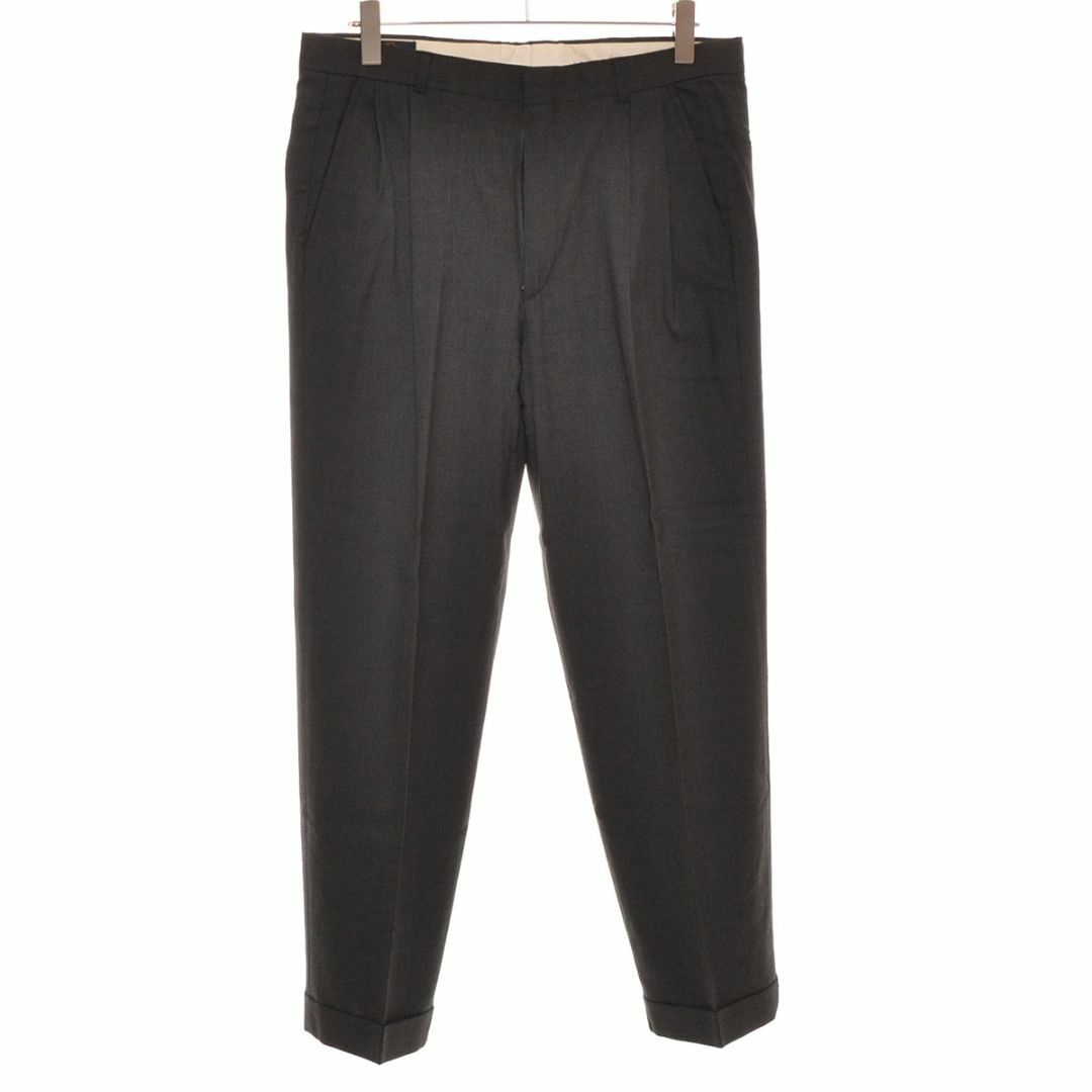 香港製 古着 90's ブルックスブラザーズ 2タック チノパン ブラック 黒 Brooks Brothers - BROOKS BROTHERS ブルックスブラザーズ