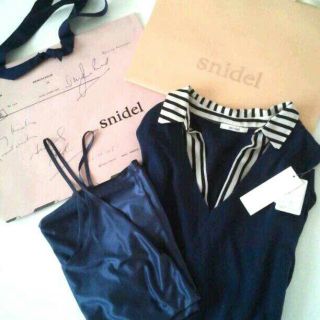 スナイデル(SNIDEL)のかなぴ様　19日までお取り置き☆(ミニワンピース)