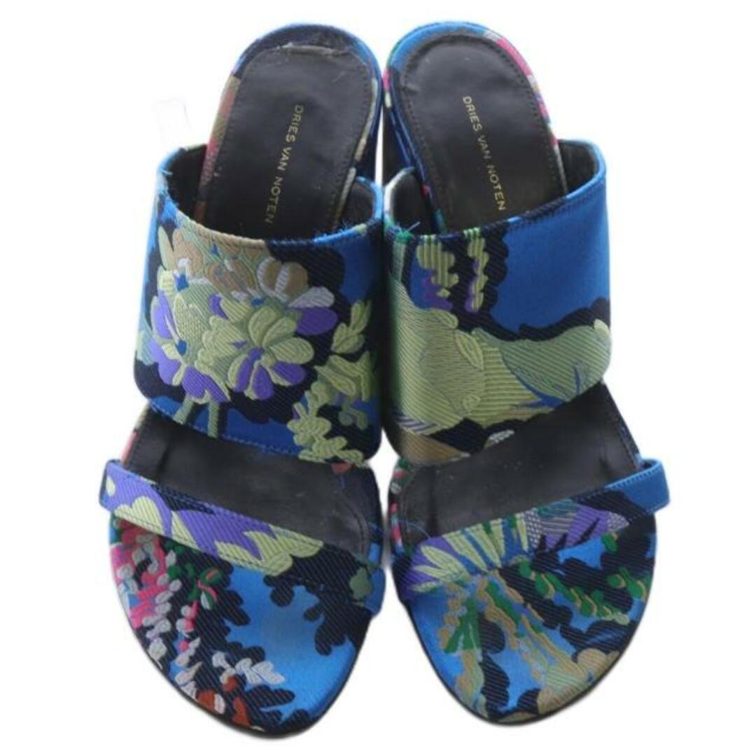 Dries Van Noten VIP Sale レザーチャンキーヒールミュール♪ DRIES VAN NOTEN - ドリスヴァンノッテン サンダル ミュール