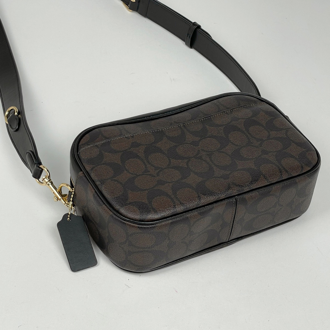 ✨極美品✨COACH コーチ カメラバッグ レザー ジェイミー ブラック 黒 COACH - コーチ ジェイミー カメラ バッグ レディース 【中古