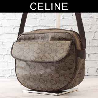 セリーヌ(CELINE)の✨良品✨ セリーヌ ショルダーバッグ ポシェット ホース Cマカダム 馬車(ショルダーバッグ)
