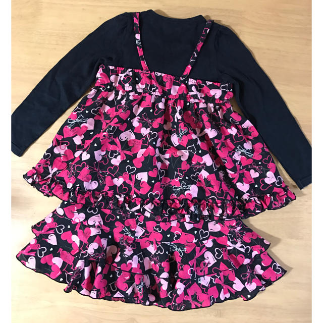 mezzo piano(メゾピアノ)のメゾピアノ120上下セットアップ キッズ/ベビー/マタニティのキッズ服女の子用(90cm~)(その他)の商品写真