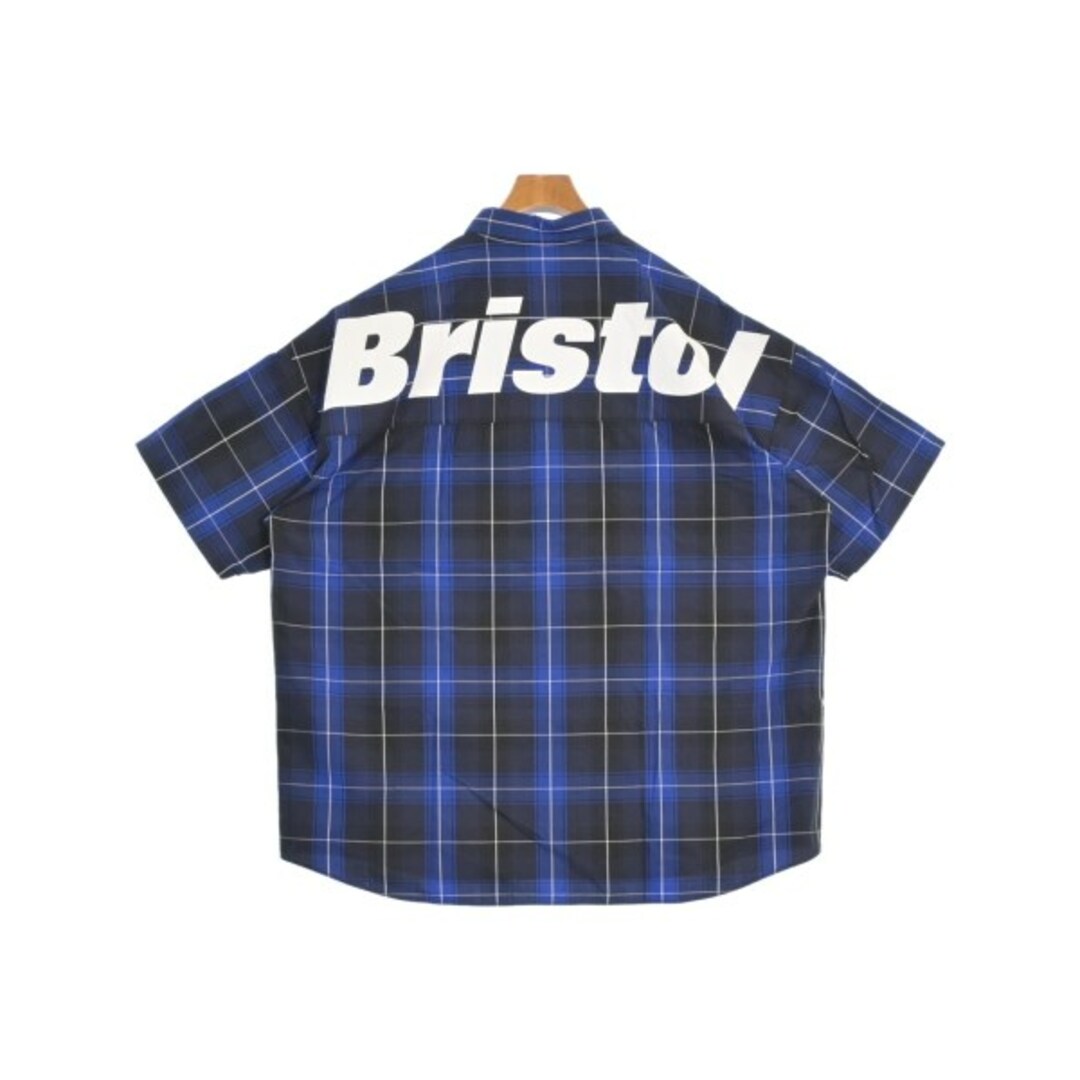 F.C.R.B エフシーアールビー カジュアルシャツ XL 3328525E0016 F.C.R.B エフシーアールビー カジュアルシャツ XL 青 【古着