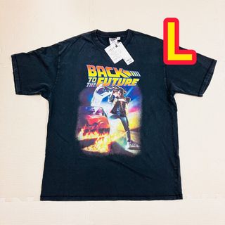ジーユー(GU)の【L】新品未使用 バックトゥーザフューチャー GU Tシャツ(キャラクターグッズ)