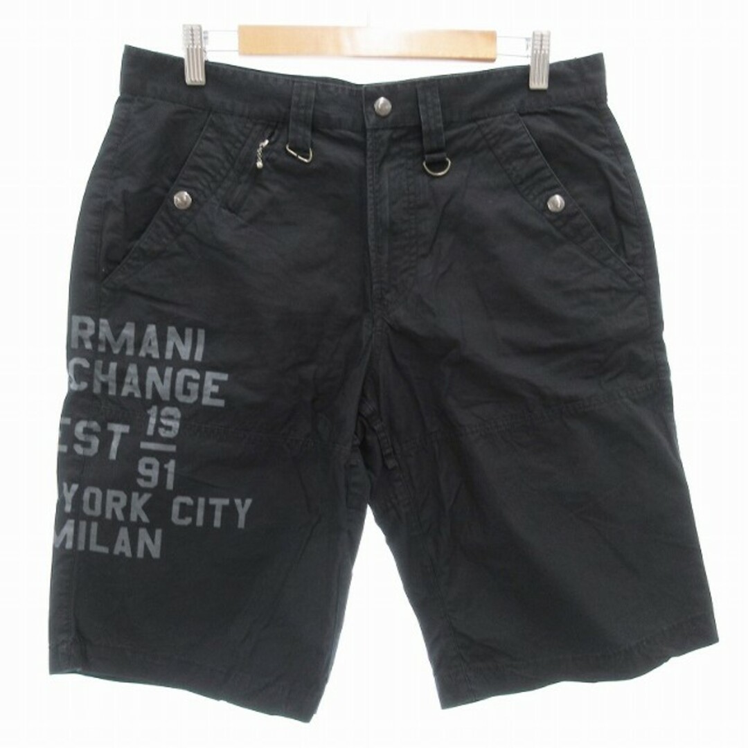 【Armani Exchange】ロゴ ショートパンツ ※送関込 ARMANI EXCHANGE - アルマーニエクスチェンジ ハーフパンツ 文字