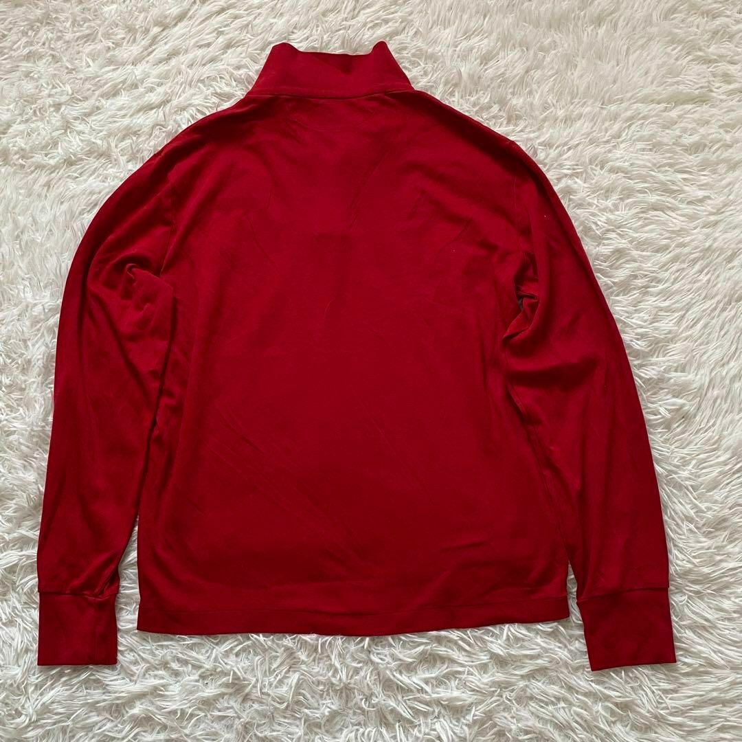 Polo Ralph Lauren 赤 トレーナー 2枚セット POLO RALPH LAUREN - E25 ポロラルフローレン ハーフジップ 赤