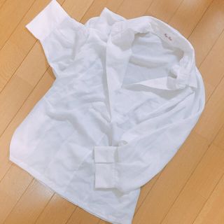 バイバイ(ByeBye)のbye byeとろみ白シャツ☆新品(シャツ/ブラウス(長袖/七分))