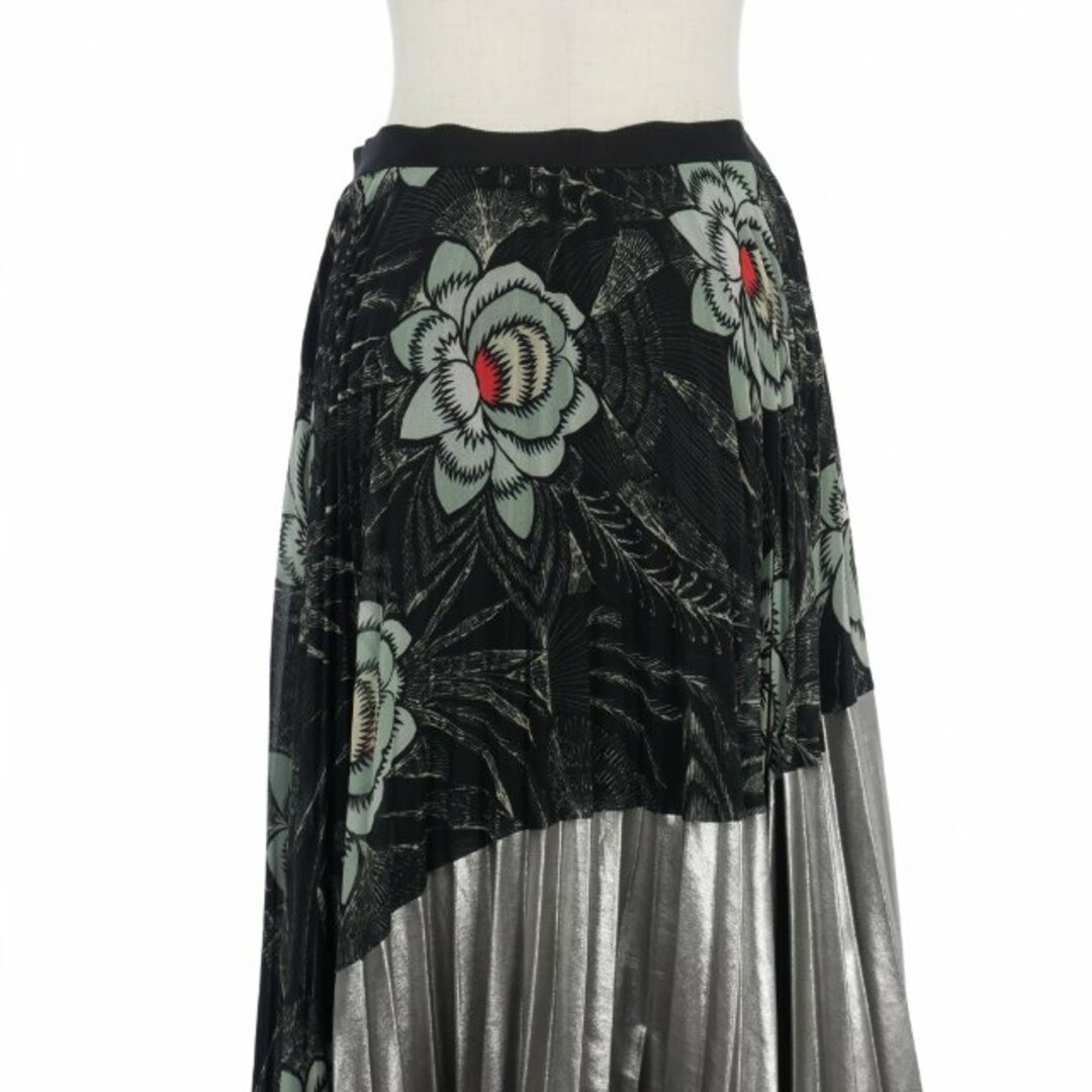 ・DRIES VAN NOTEN skirt ドリスヴァンノッテン ロングスカー DRIES VAN NOTEN - ドリスヴァンノッテン 切替 プリーツ ロング