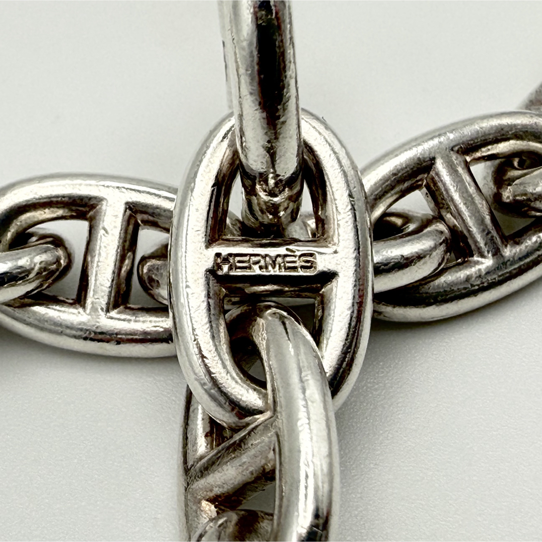 HERMES(エルメス)のHERMES マルジェラ期 シェーヌダンクル MM シルバー ネックレス レディースのアクセサリー(ネックレス)の商品写真