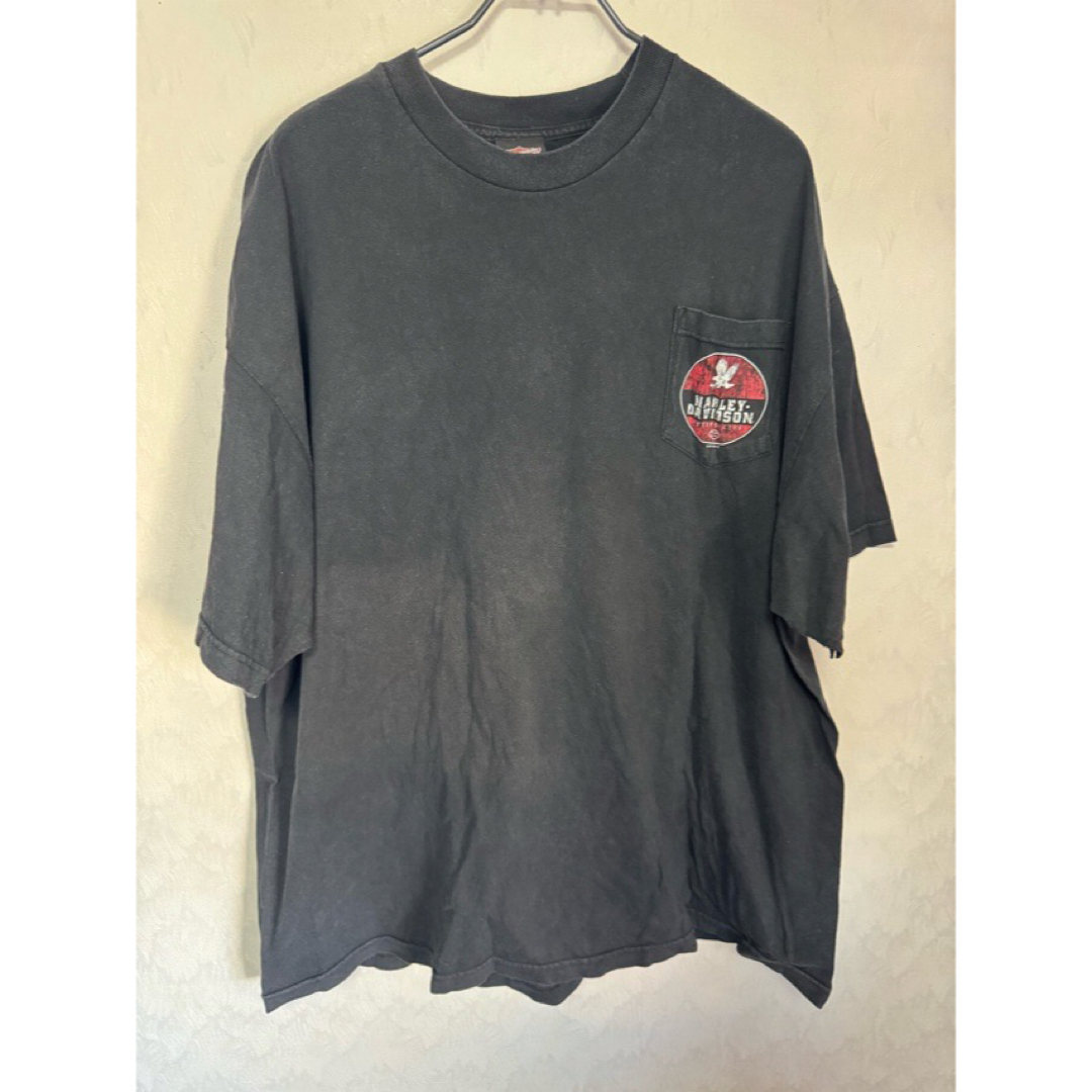 Harley Davidson(ハーレーダビッドソン)のハーレーダビッドソン Tシャツ tee メキシコ製 ポケット付 2012 3XL メンズのトップス(Tシャツ/カットソー(半袖/袖なし))の商品写真