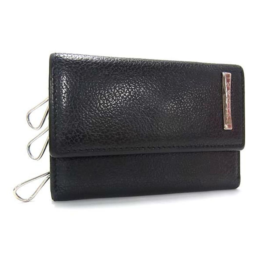 キーケース★ブルガリ レザー ブラック 6連 ロゴクリップ 美品 未使用 箱付き BVLGARI - BVLGARI ブルガリ レザー 6連 キーケース 鍵入れ