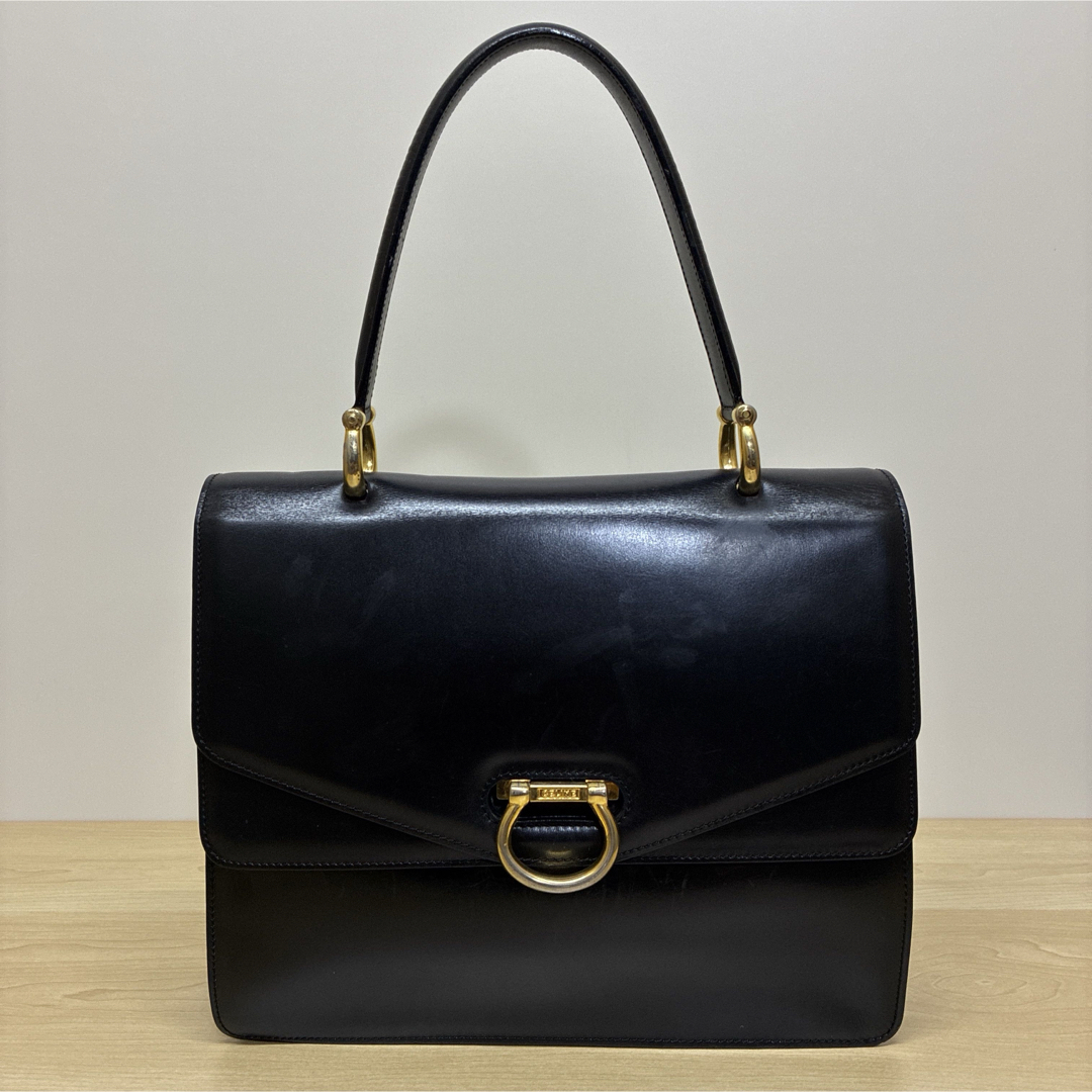【CELINE】セリーヌ ダブルフラップ ハンドバッグ CELINE - CELINE セリーヌ ハンドバッグ ダブルフラップ レザー
