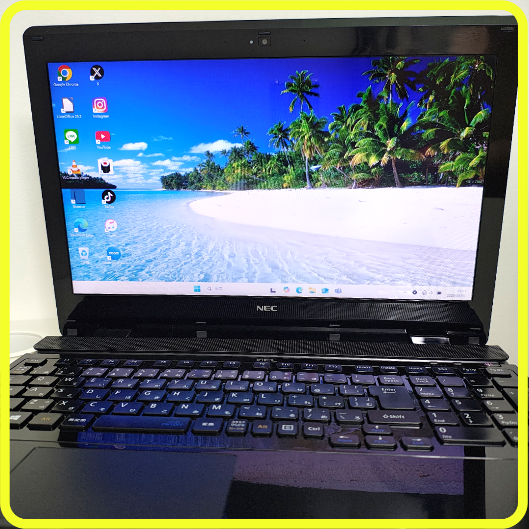 大人気✨Windows11 NEC ノートパソコン 8GB SSD256GB NECノートPC 第5世代 SSD256GB メモリ16GB windows11｜Yahoo