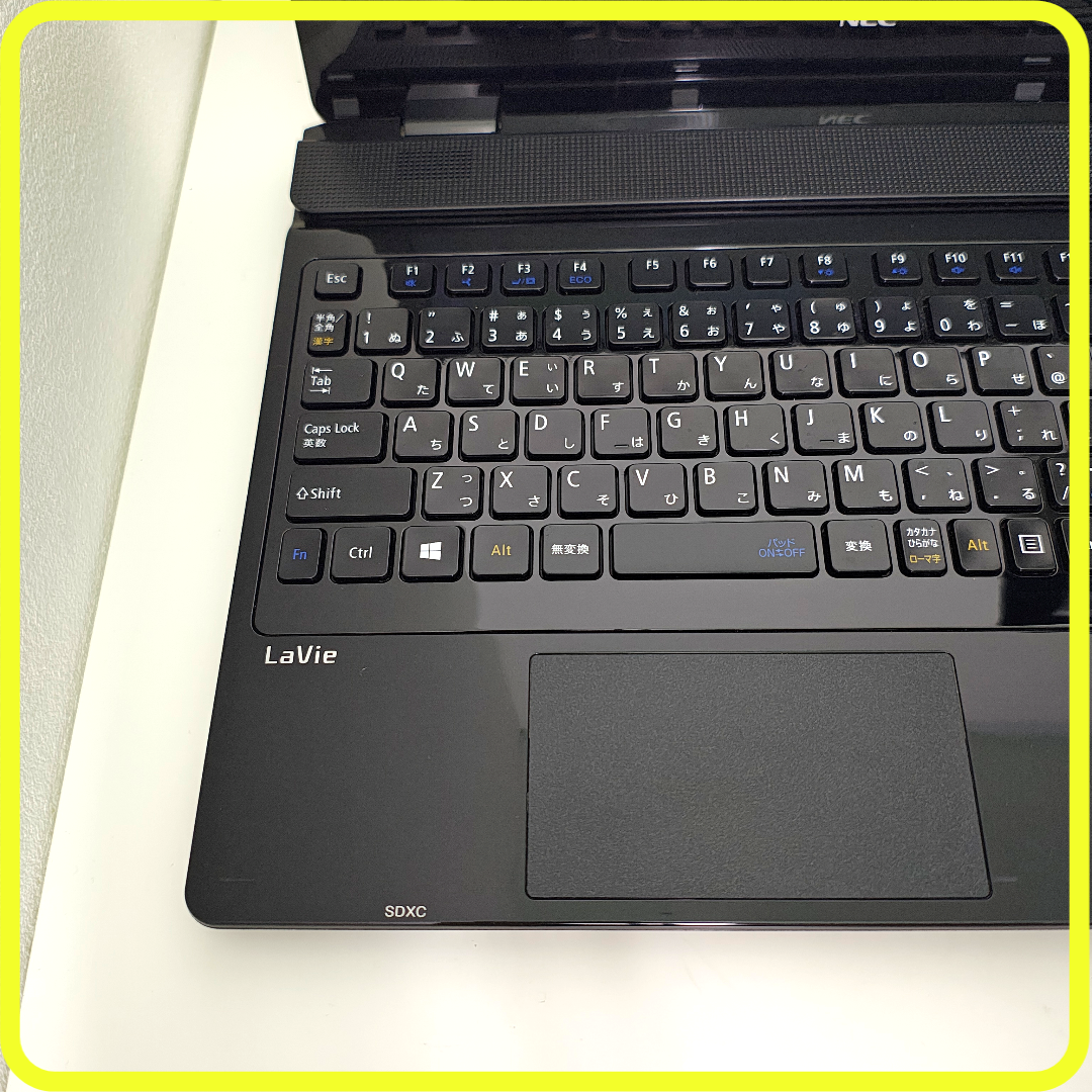 2019年式 NEC ノートパソコン本体★SSD搭載★Windows11搭載 快速SSD ノートパソコン Windows11 i7 8GB NEC ノートPC