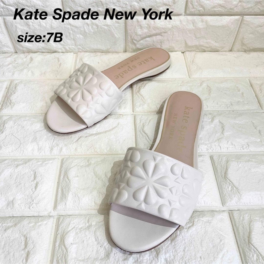 ☆ケイト スペード ニューヨーク レディース スライドサンダル☆ kate spade NEW YORK - 極美品✨Kate Spade New York エミー