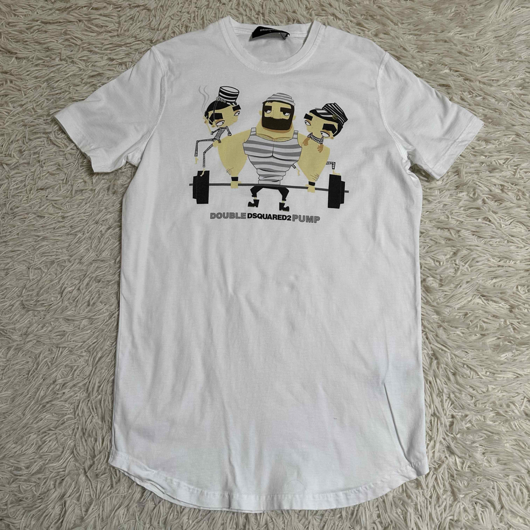 【DSQUARED2】Tシャツ【ホワイト】☆半袖☆コットン☆ DSQUARED2 - 【DSQUARED2】ディースクエアード Tシャツ 半袖