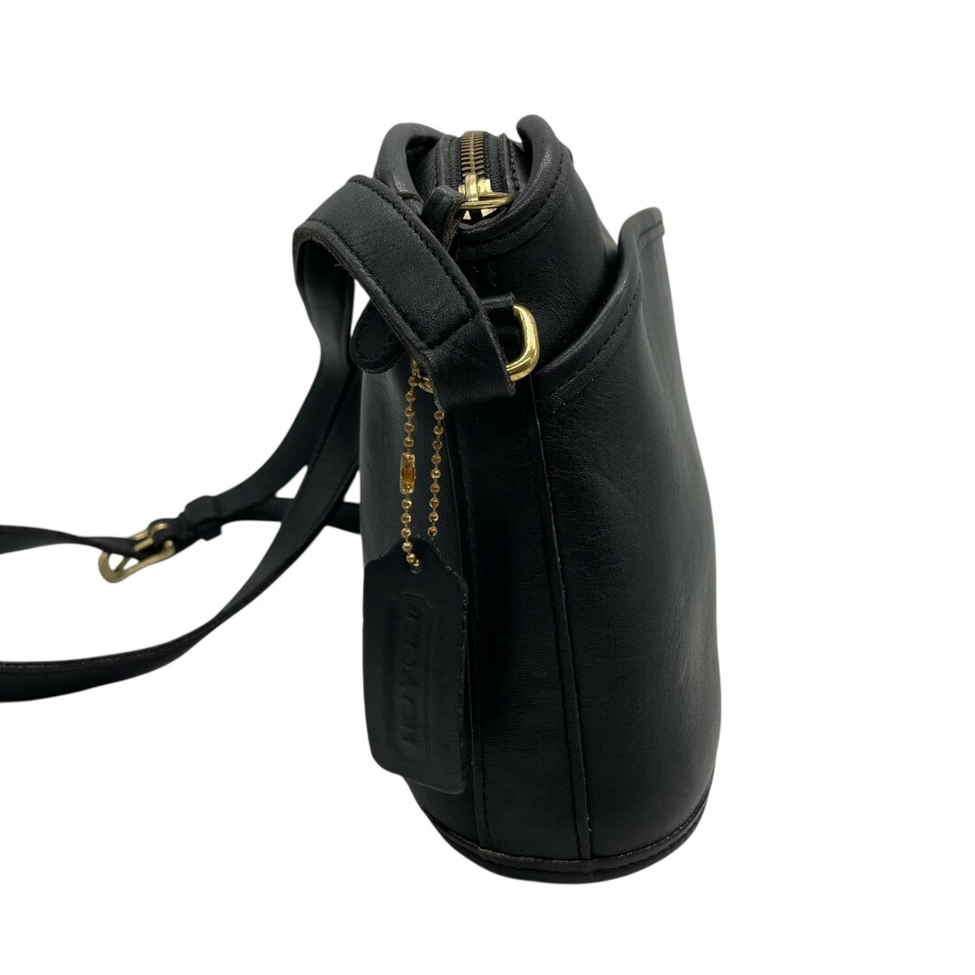 希少✨COACH オールドコーチ ショルダーバッグ　クラブタンレザー　黒　USA COACH - 希少 COACH オールドコーチ ヴィンテージ ショルダー