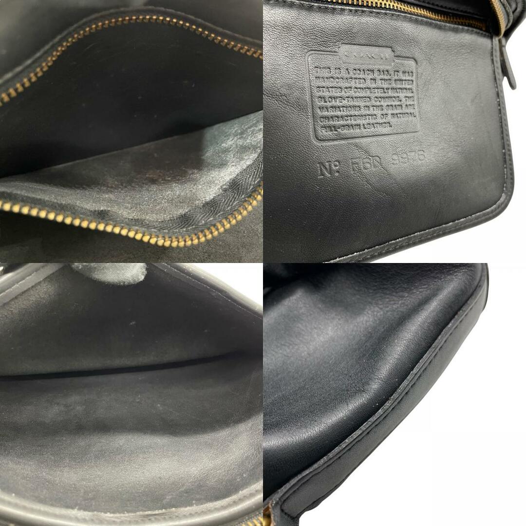 希少✨COACH オールドコーチ ショルダーバッグ　クラブタンレザー　黒　USA COACH - 希少 COACH オールドコーチ ヴィンテージ ショルダー