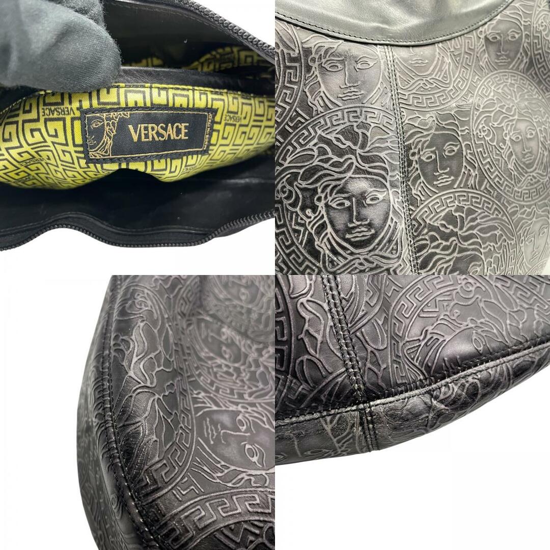 超美品！タグ付未使用　VERSACE エナメルレザー ハンドバッグ 黒 保存袋付 ミニ バッグ ヴェルサーチェ タグ | 商品詳細 | 高島屋