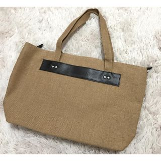 レディースカープ♡麻トートバック新品(トートバッグ)