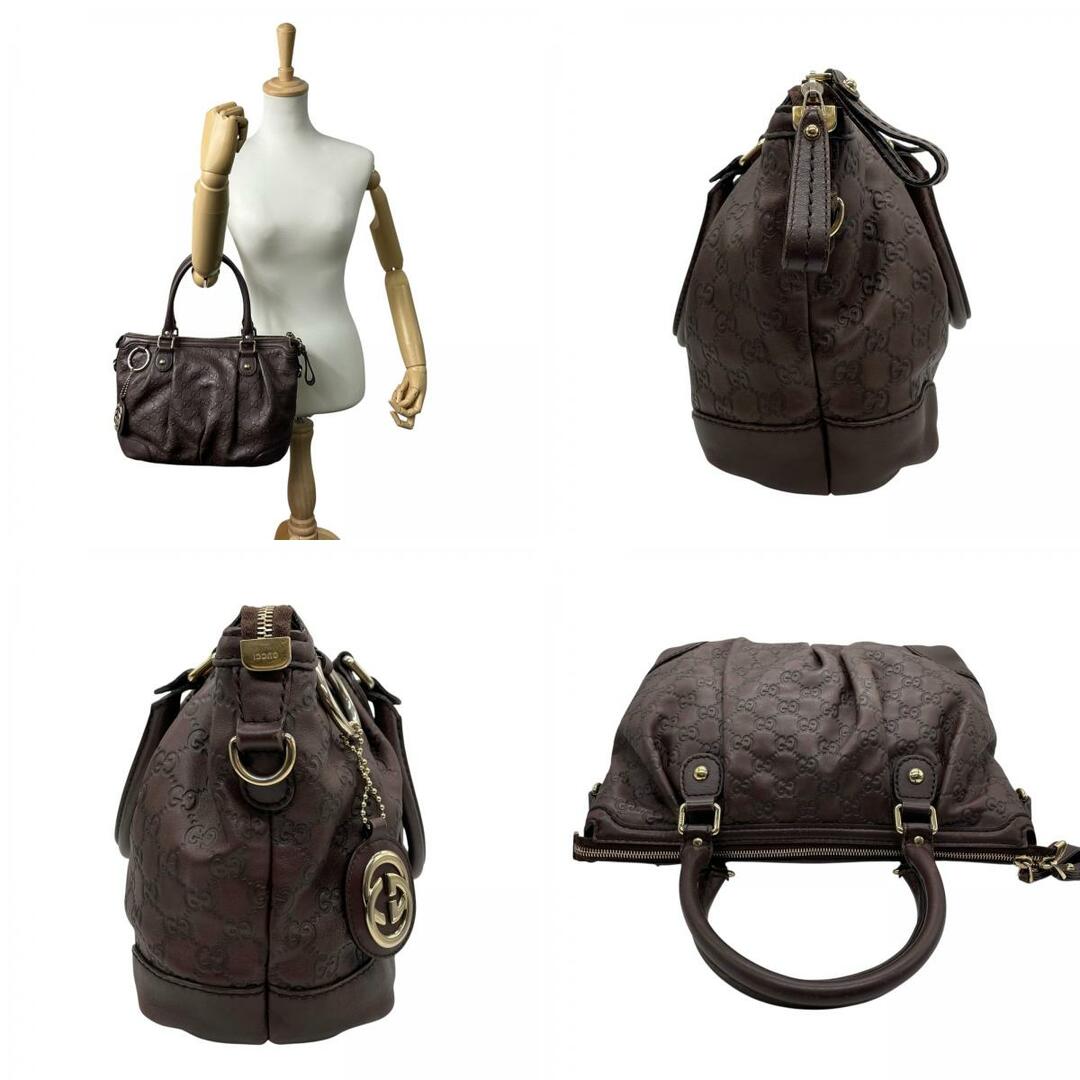 グッチ スーキー グッチシマ 2wayバッグ GUCCI - GUCCI グッチ グッチシマ スーキー 2WAY ハンドバッグ