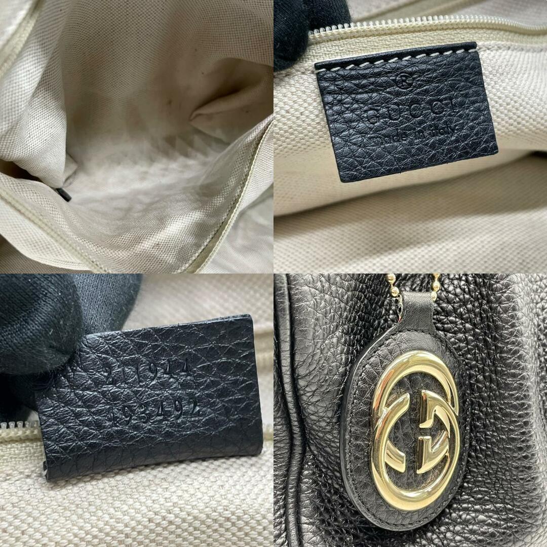 GUCCI - 美品 GUCCI グッチ スーキー ハンドバッグ 黒 ブラック