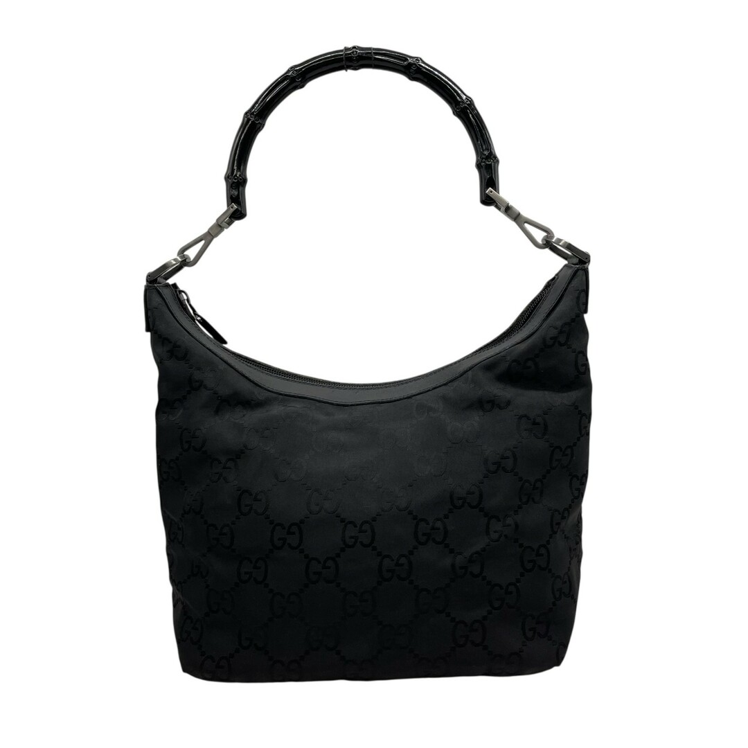 GUCCI - GUCCI グッチ バンブー ハンドバッグ 黒 ブラック