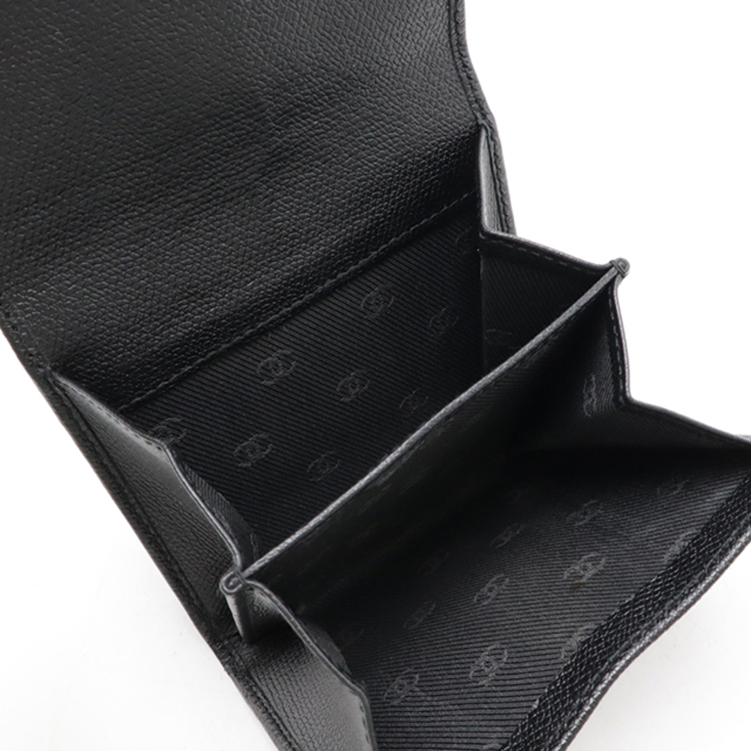 CHANEL シャネル ココマーク 三つ折り財布 ダブルホック コンパクト財布 CHANEL - CHANEL シャネル ココボタン 3つ折財布 三つ折り W