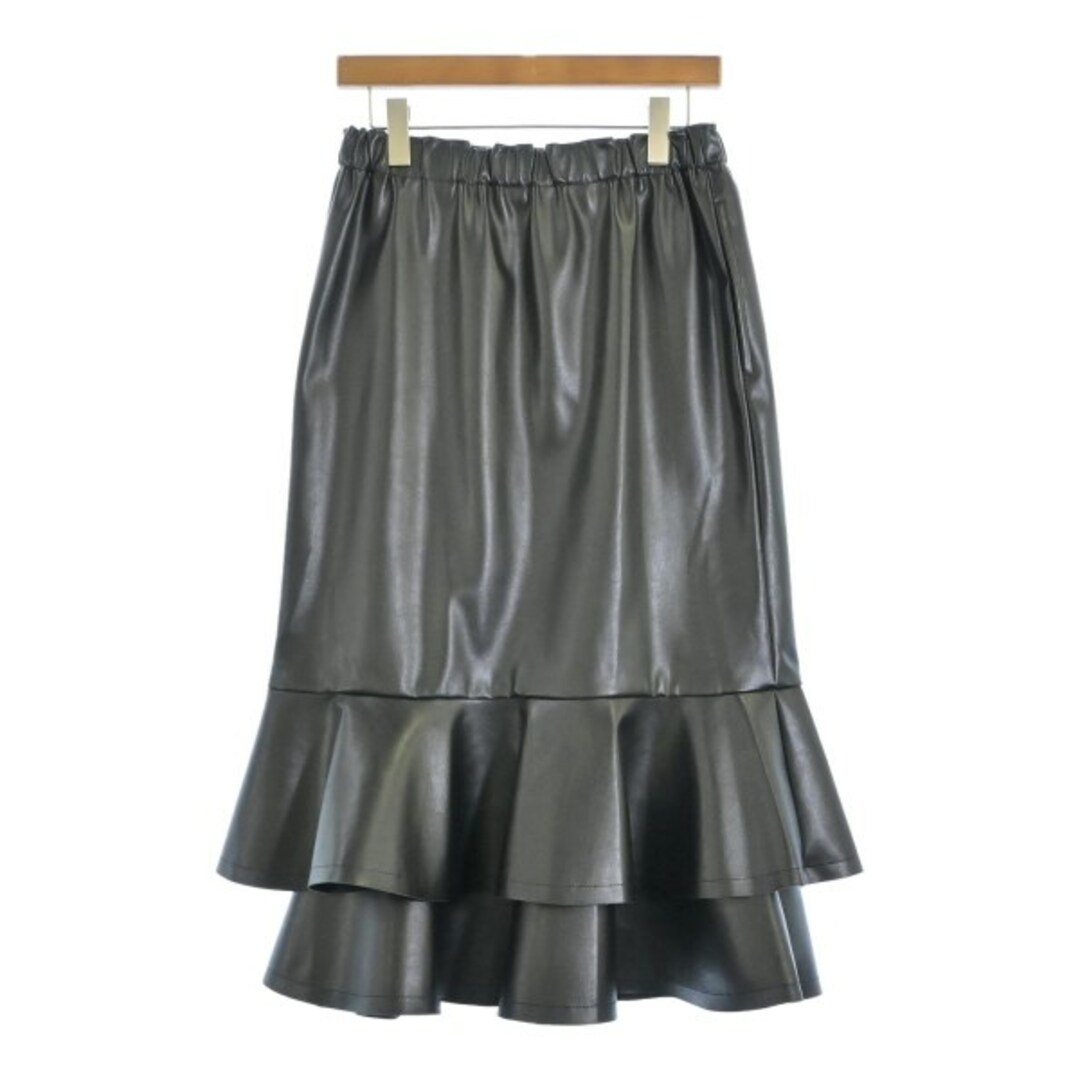 COMME des GARCONS ひざ丈スカート グレーx黒等 2005523Y0273 COMME des GARCONS - COMME des GARCONS コムデギャルソン ひざ