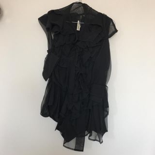 コム デ ギャルソン(COMME des GARCONS) フリルブラウス シャツ