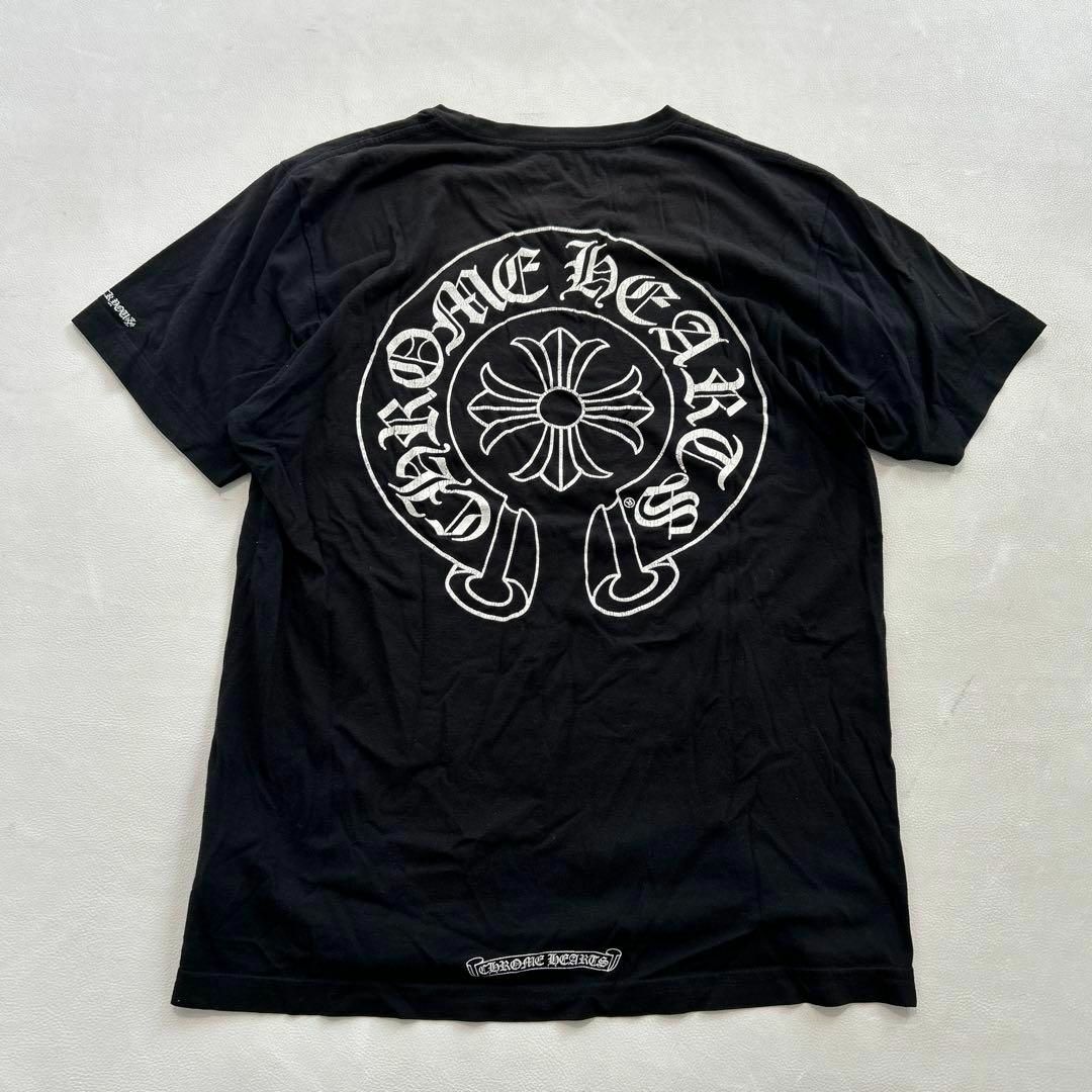 Chrome Hearts クロムハーツ ホースシュー Logo ロゴ Tシャツ Chrome Hearts - CHROME HEARTS クロムハーツ ホースシュー ロゴ