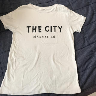 ミラオーウェン(Mila Owen)のミラオーウェン Tシャツ THE CITY ライトブルー(Tシャツ(半袖/袖なし))