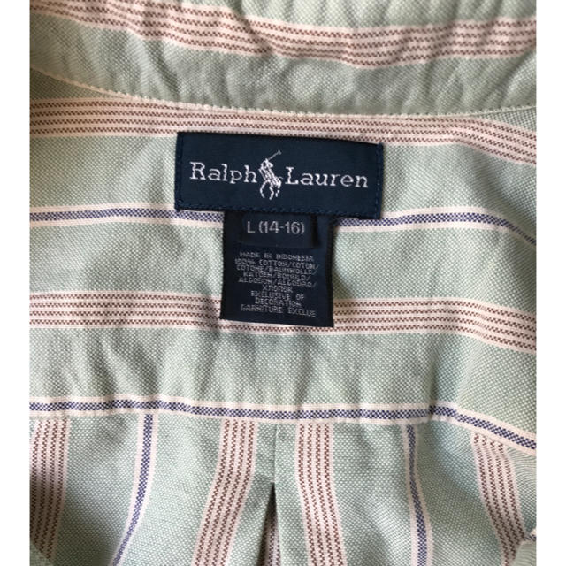 Ralph Lauren(ラルフローレン)のシャツ(キッズ140-160) キッズ/ベビー/マタニティのキッズ服男の子用(90cm~)(Tシャツ/カットソー)の商品写真