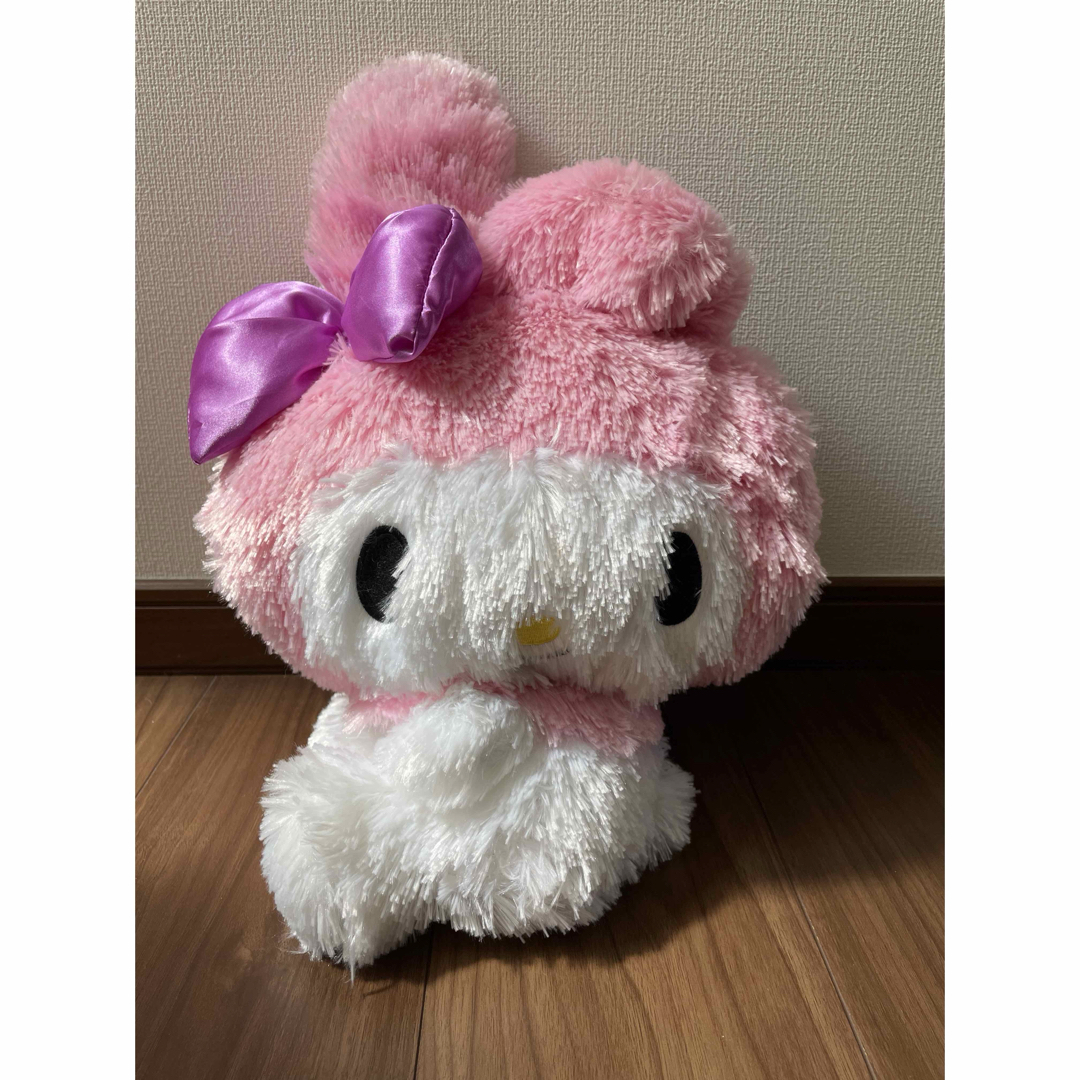 マイメロディ キュートポーズ デザイン ぬいぐるみ サンリオ ふわふわ リボン サンリオ - マイメロディ ふわふわリボンBIGぬいぐるみの通販 by