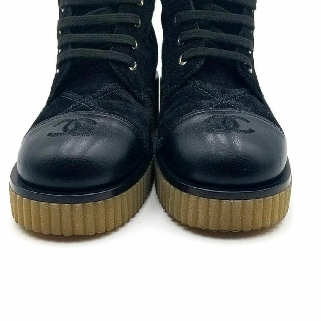 【実用性とデザインの両立♪】CHANEL ショートブーツ スエード CHANEL - シャネル CHANEL ショートブーツ スエード 10-28073001
