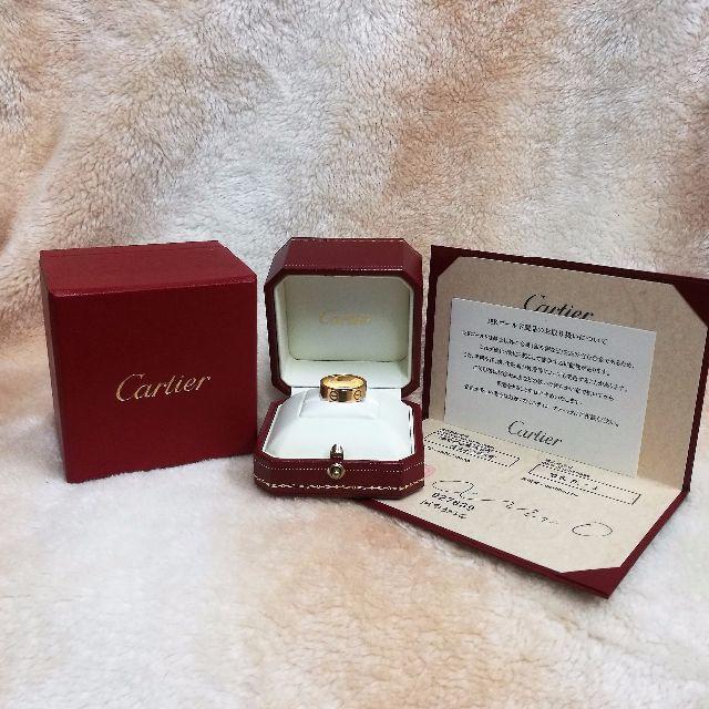 Cartier(カルティエ)の【美品】カルティエ Cartier ラブリング ピンクゴールド 中古 ケース 箱 レディースのアクセサリー(リング(指輪))の商品写真