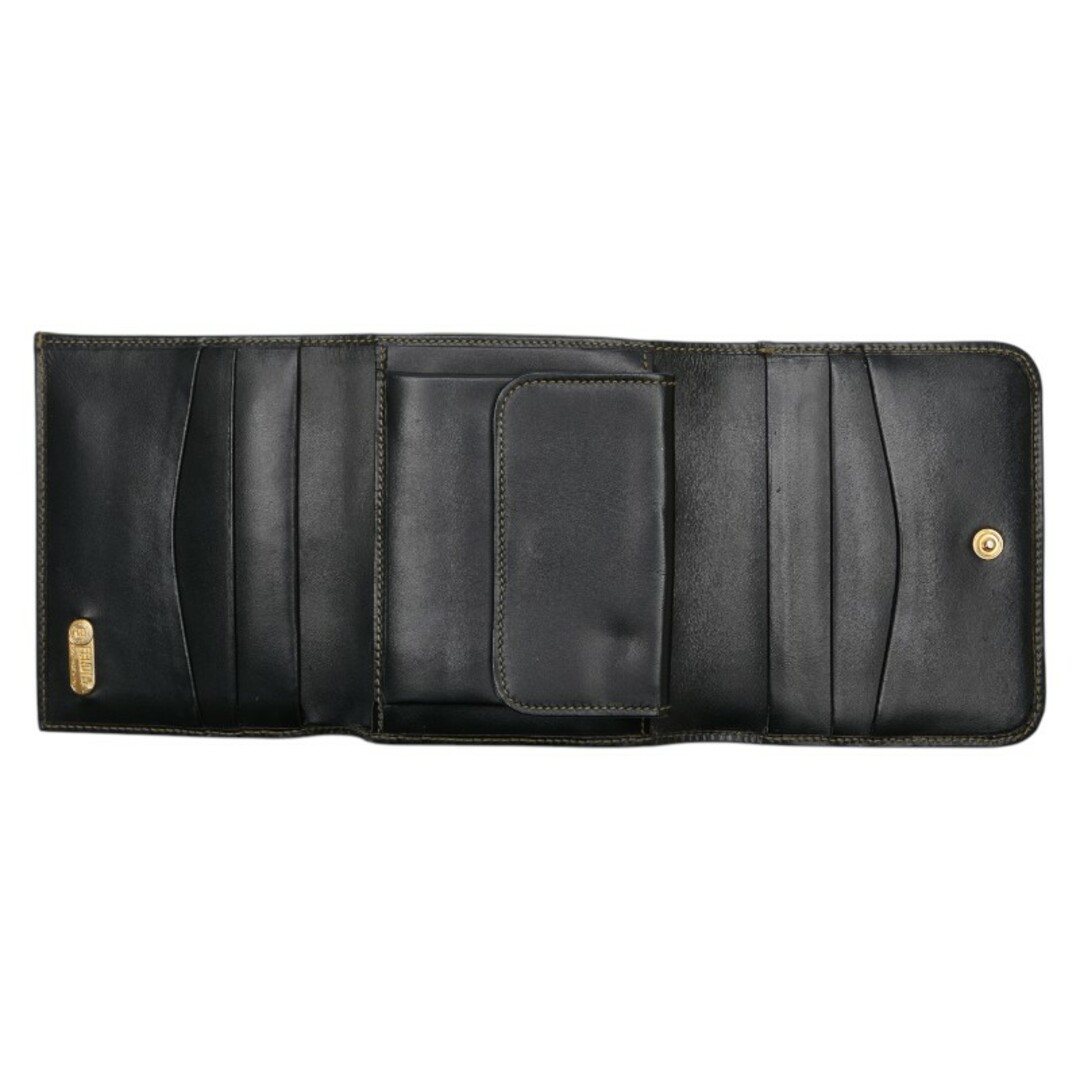 FENDI フェンディ ペカン柄 PVC×レザー 三つ折り 財布 FENDI - フェンディ ペカン 三つ折り財布 PVC レディース FENDI