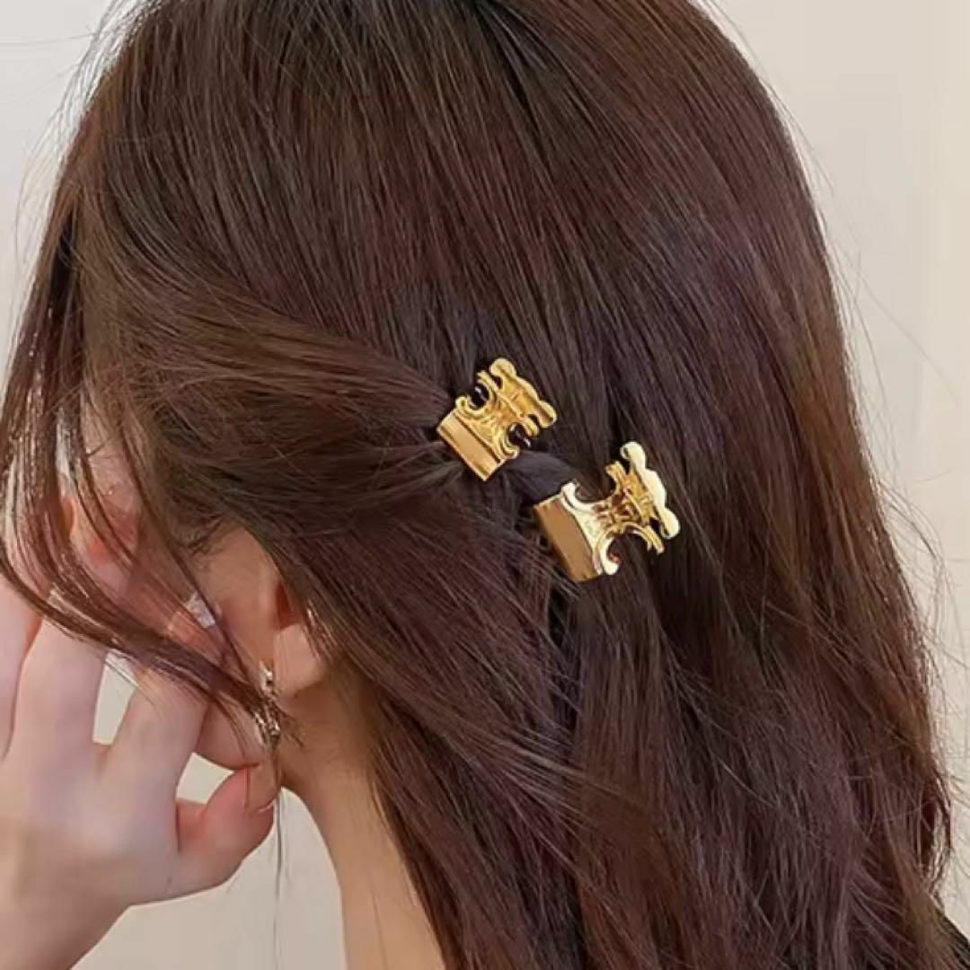 CELINE トリオンフ ヘアクリップ 2個セット CELINE - 【数量限定】トリオンフ ヘアクリップ 2個セットの通販