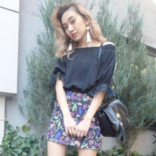 エヴリス(EVRIS)のEVRIS♥シャーリングショートTOPS(カットソー(長袖/七分))