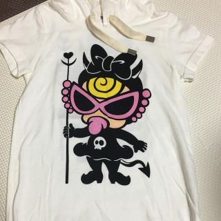 ヒステリックミニ(HYSTERIC MINI)のヒスミニ 半袖 ワンピース(Tシャツ/カットソー)