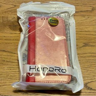HanaRo iPhone 12mini ケース 手帳型 ピンク