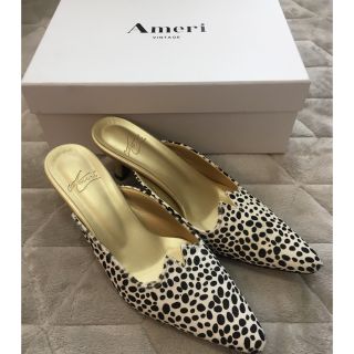 アメリヴィンテージ(Ameri VINTAGE)のriho様専用！ameri 【DALMATIAN MULE】(ミュール)